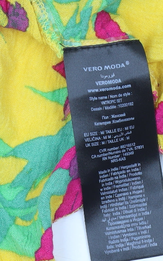 Womens UK Size M VERO MODA A-Line Chiffon Skirt