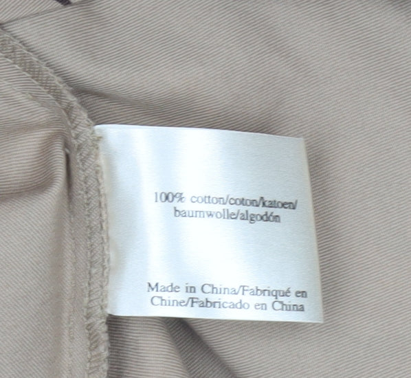 Laura Ashley Women’s Brown Beige Floral A-Line Midi Skirt Size 10