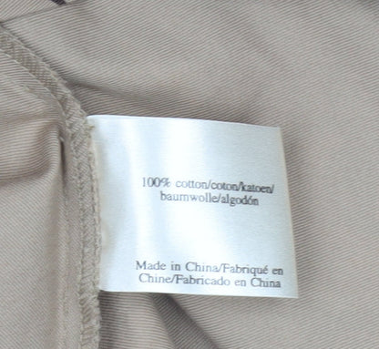 Laura Ashley Women’s Brown Beige Floral A-Line Midi Skirt Size 10