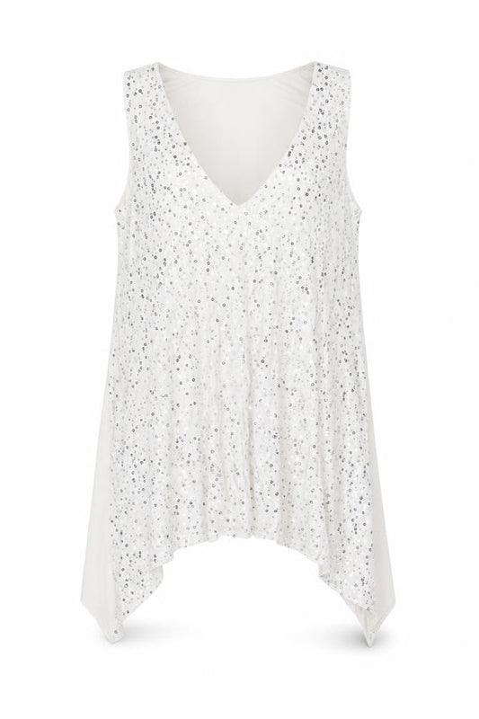 Womens UK Size M Isabella Oliver White Tunic Tank