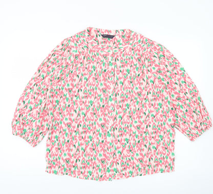 Womens UK Size 12 Marks and Spencer Multicoloured Tunic Blouse