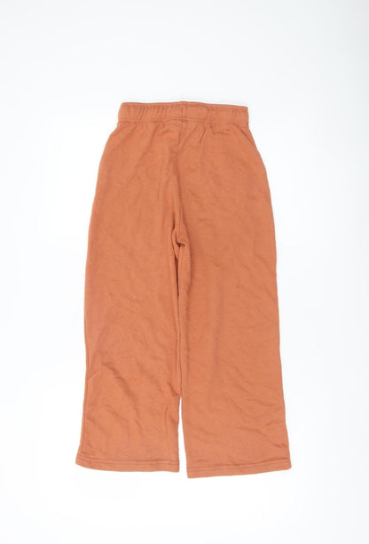 H&M Girls Orange Tweety Sweatpants 9-10 Years Cartoon Looney Tunes Trousers