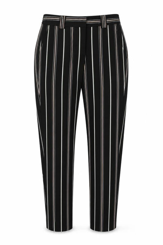 Womens UK Size 12 Dorothy Perkins Slim Fit BusinessCasualWorkwear Black Trousers