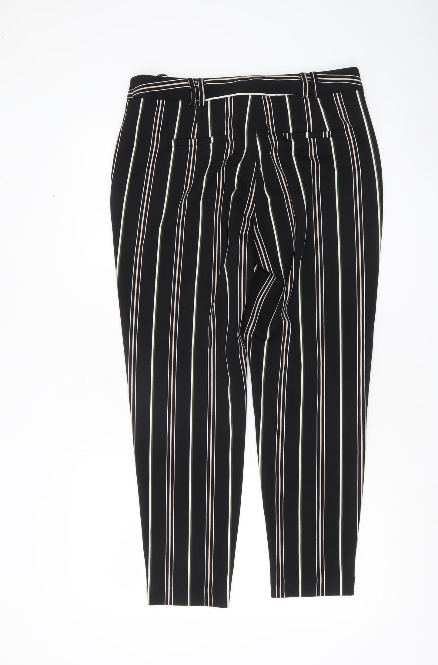 Womens UK Size 12 Dorothy Perkins Slim Fit BusinessCasualWorkwear Black Trousers