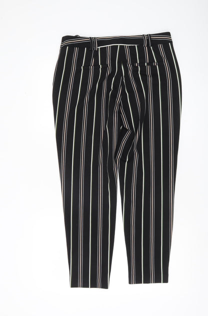 Womens UK Size 12 Dorothy Perkins Slim Fit BusinessCasualWorkwear Black Trousers
