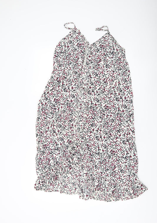 River Island Women’s Multicoloured Floral Slip Dress Size 12 Midi