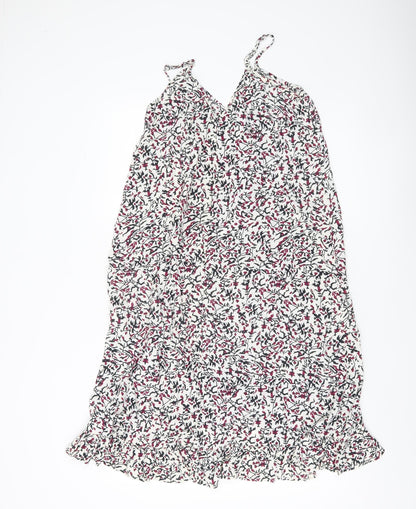 River Island Women’s Multicoloured Floral Slip Dress Size 12 Midi