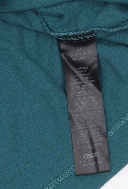 Mens UK Size M ASOS Green  T-Shirt