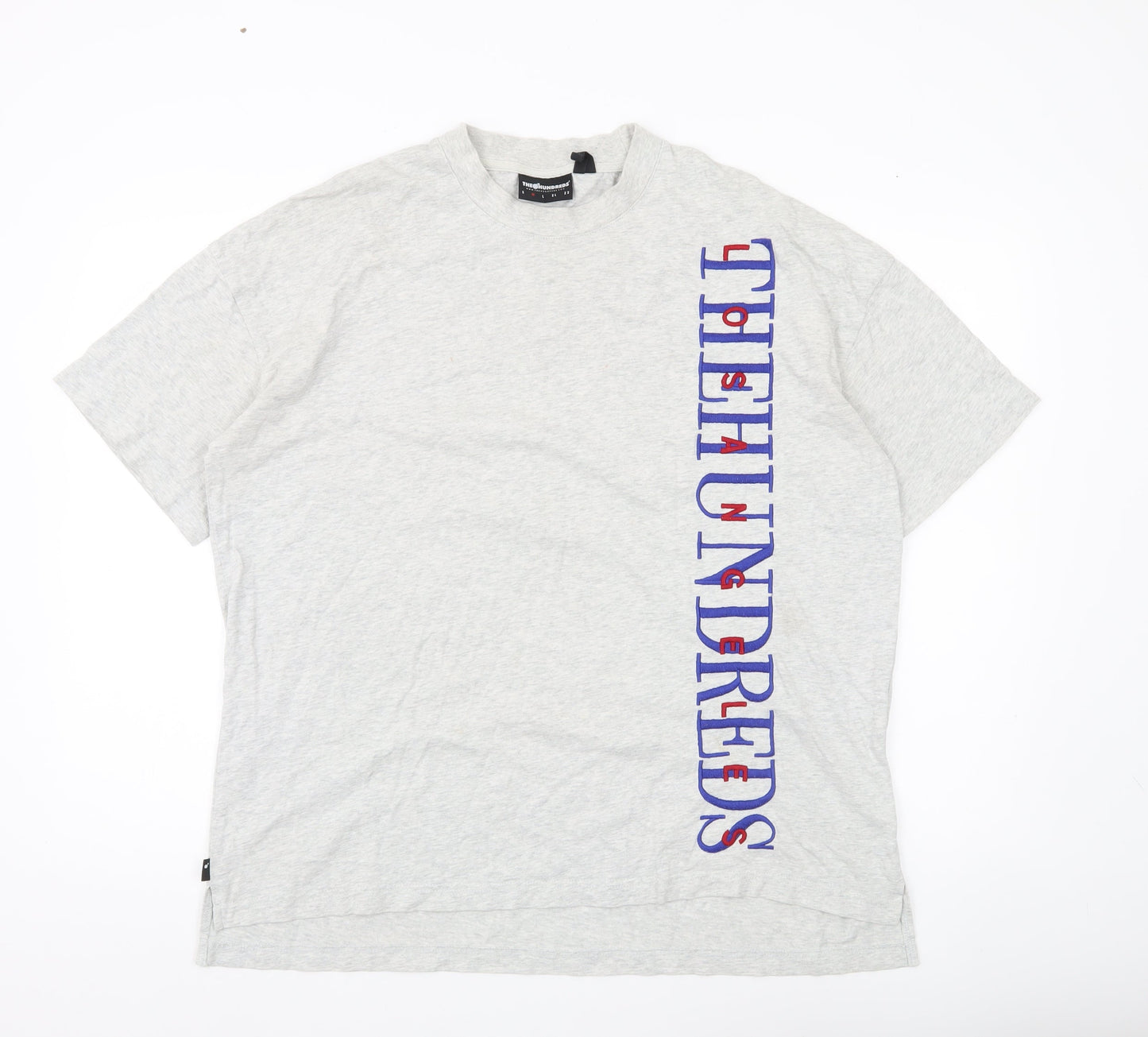 The Hundreds Mens Grey M Graphic Print Crew Neck T-Shirt