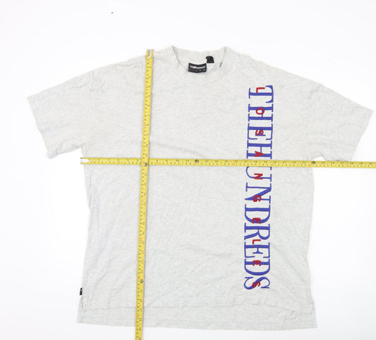 The Hundreds Mens Grey M Graphic Print Crew Neck T-Shirt