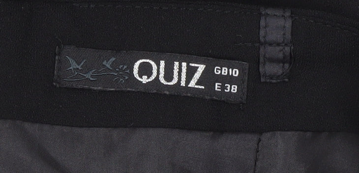 Quiz Women’s Black Strapless Wide-Leg Jumpsuit Size 10