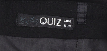 Quiz Women’s Black Strapless Wide-Leg Jumpsuit Size 10