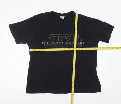 Star Wars Men's Black Large Graphic Movie T-Shirt Cotton