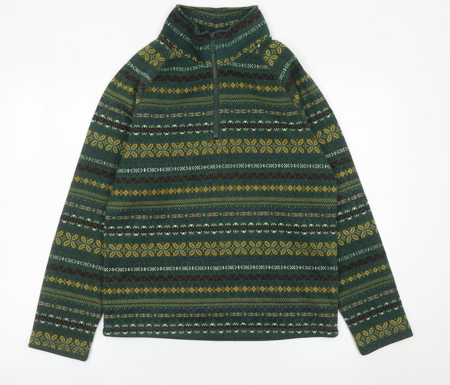 Mens UK Size S Cotton Traders Green Pullover Sweatshirt