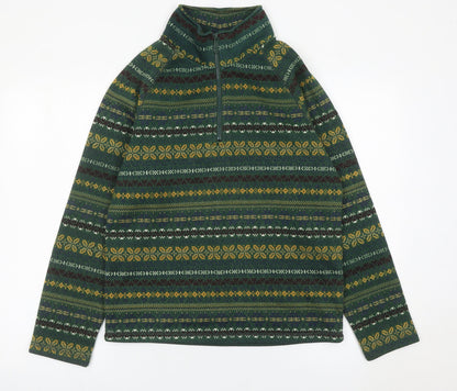 Mens UK Size S Cotton Traders Green Pullover Sweatshirt