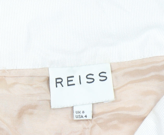 Womens UK Size 8 Reiss A-Line Lace Skirt
