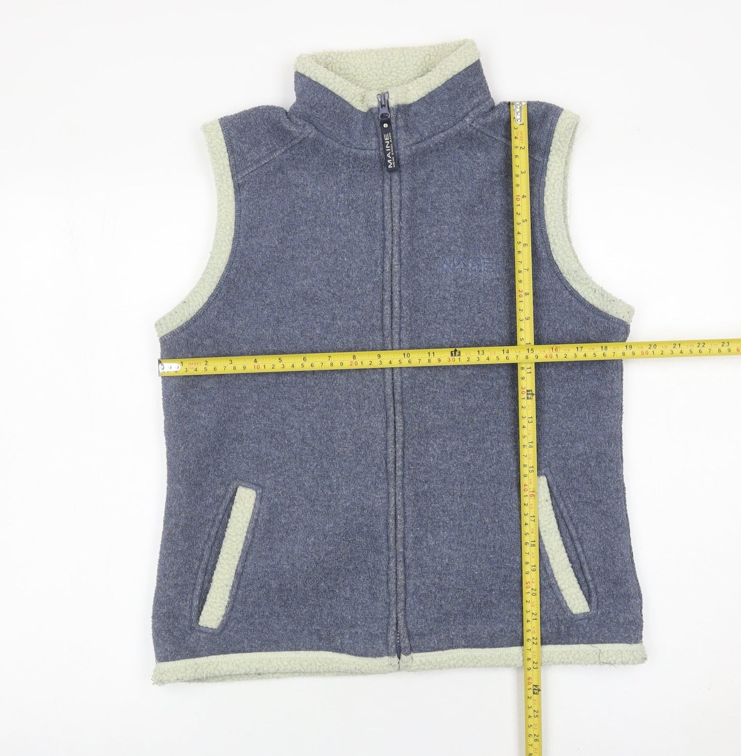 Mens UK Size S Maine New England Blue Bodywarmer