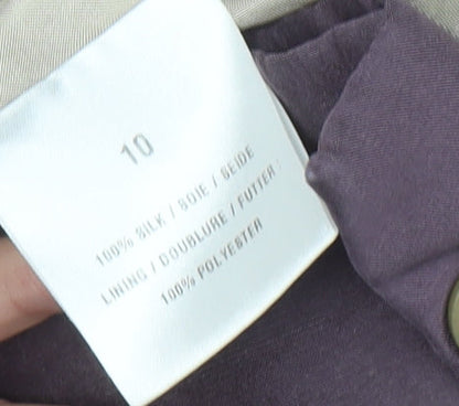 Precis Petite Women's Purple Silk Suit Jacket Size 10 Regular