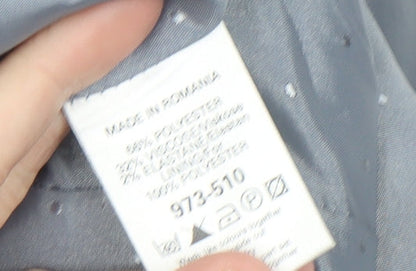 Next Women Grey Size 8 Tailored Blazer Jacket Single Breasted Workwear