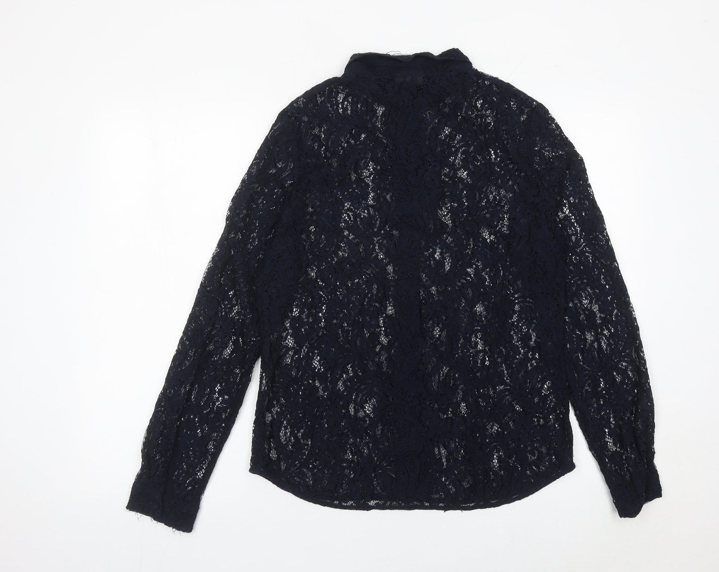 Womens UK Size 14 InWear Black Tunic Blouse