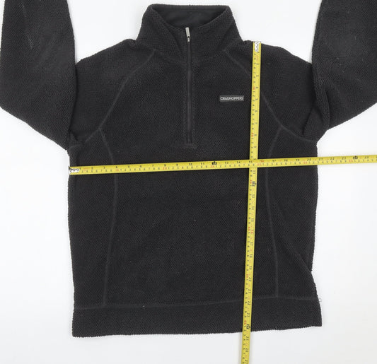 Craghoppers Women's Black Fleece Pullover Sweatshirt M Hiking Outdoor