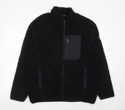 ZeroXposur Men's Black Fleece Full Zip Jacket L Regular