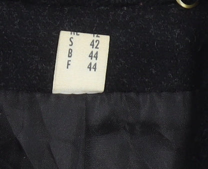 Kohler & Krenzer Women’s Red Wool Cashmere Blend Mid-Length Coat Size 12