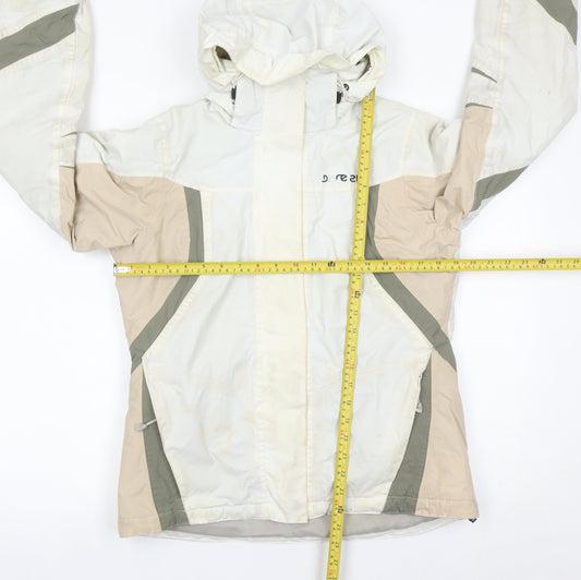 Dare 2B Women’s White Ski Jacket Size 10 Waterproof Hooded