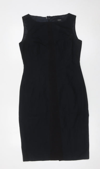 Next Women’s Black Size 8 Sleeveless Pencil Knee Dress