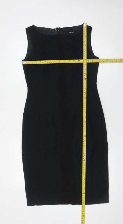 Next Women’s Black Size 8 Sleeveless Pencil Knee Dress