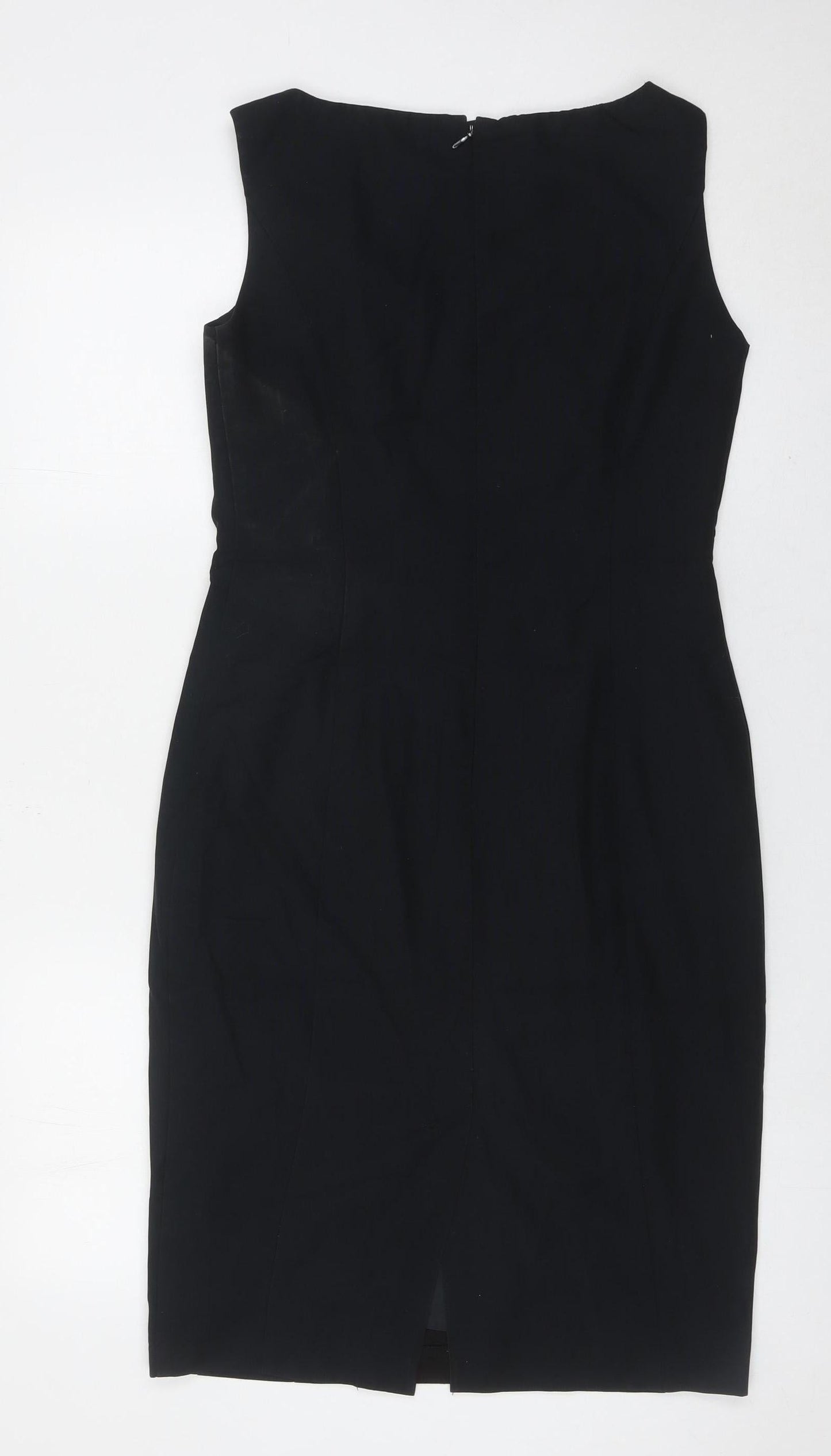 Next Women’s Black Size 8 Sleeveless Pencil Knee Dress