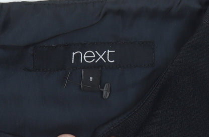 Next Women’s Black Size 8 Sleeveless Pencil Knee Dress