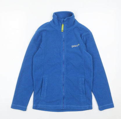 Gelert Boys Blue Fleece Full Zip Jacket 9-10 Years Hiking Outdoor