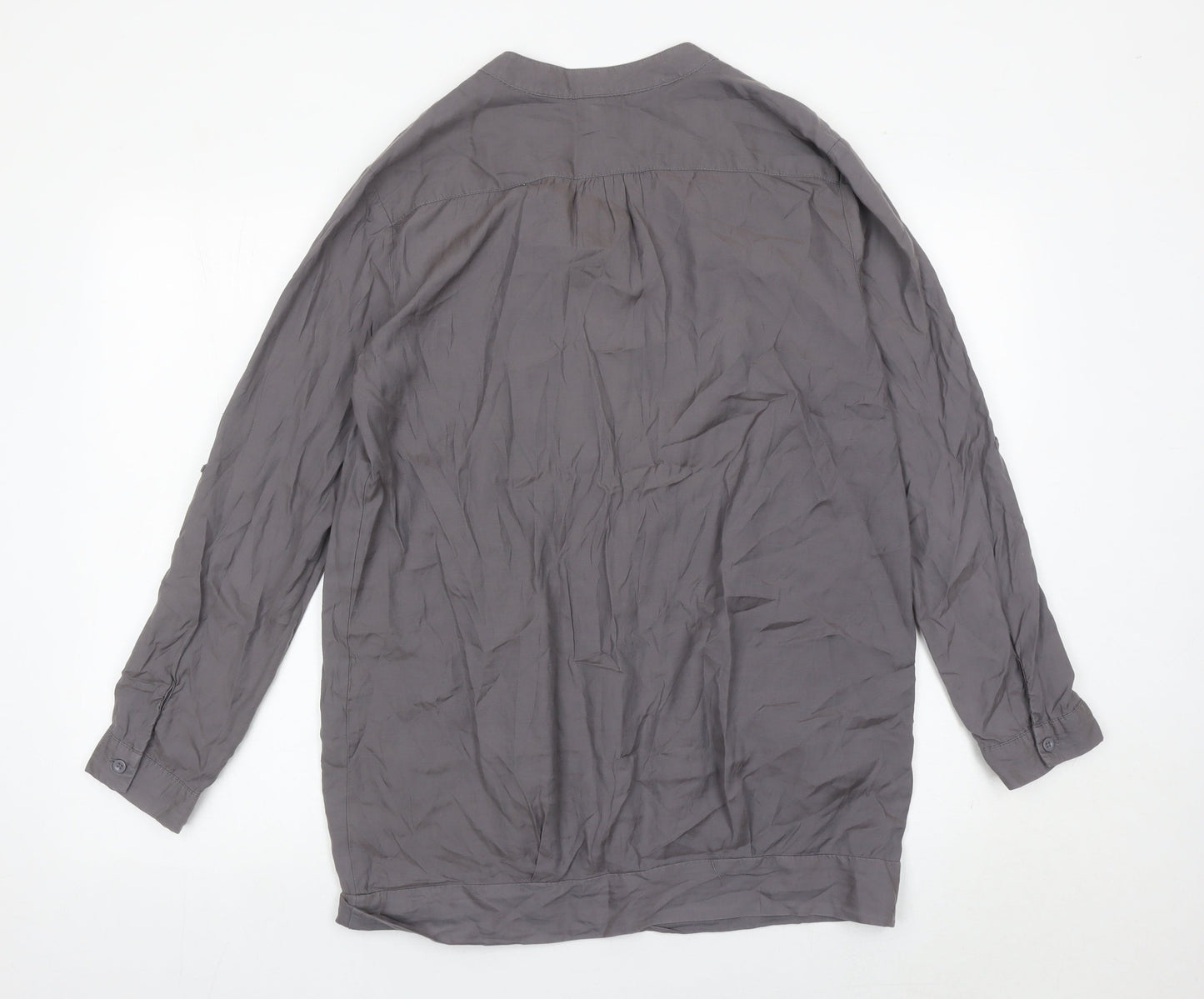 Womens UK Size 12 NEXT Grey Tunic Blouse