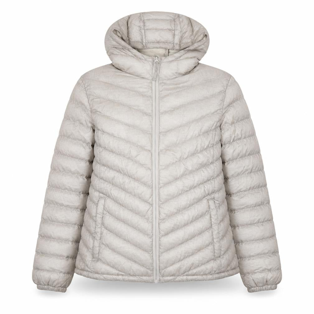 Womens UK Size 12 Mountain Warehouse Beige Puffer Jacket