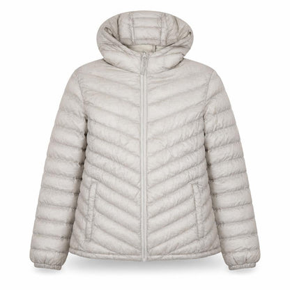 Womens UK Size 12 Mountain Warehouse Beige Puffer Jacket