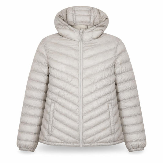 Womens UK Size 12 Mountain Warehouse Beige Puffer Jacket