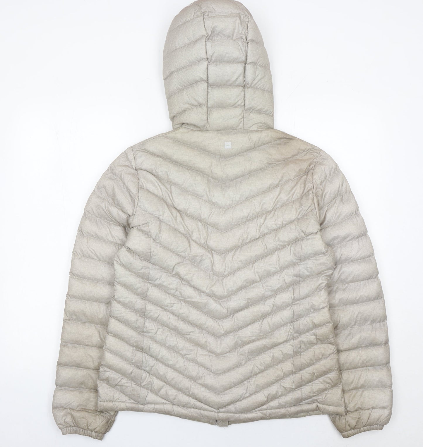 Womens UK Size 12 Mountain Warehouse Beige Puffer Jacket