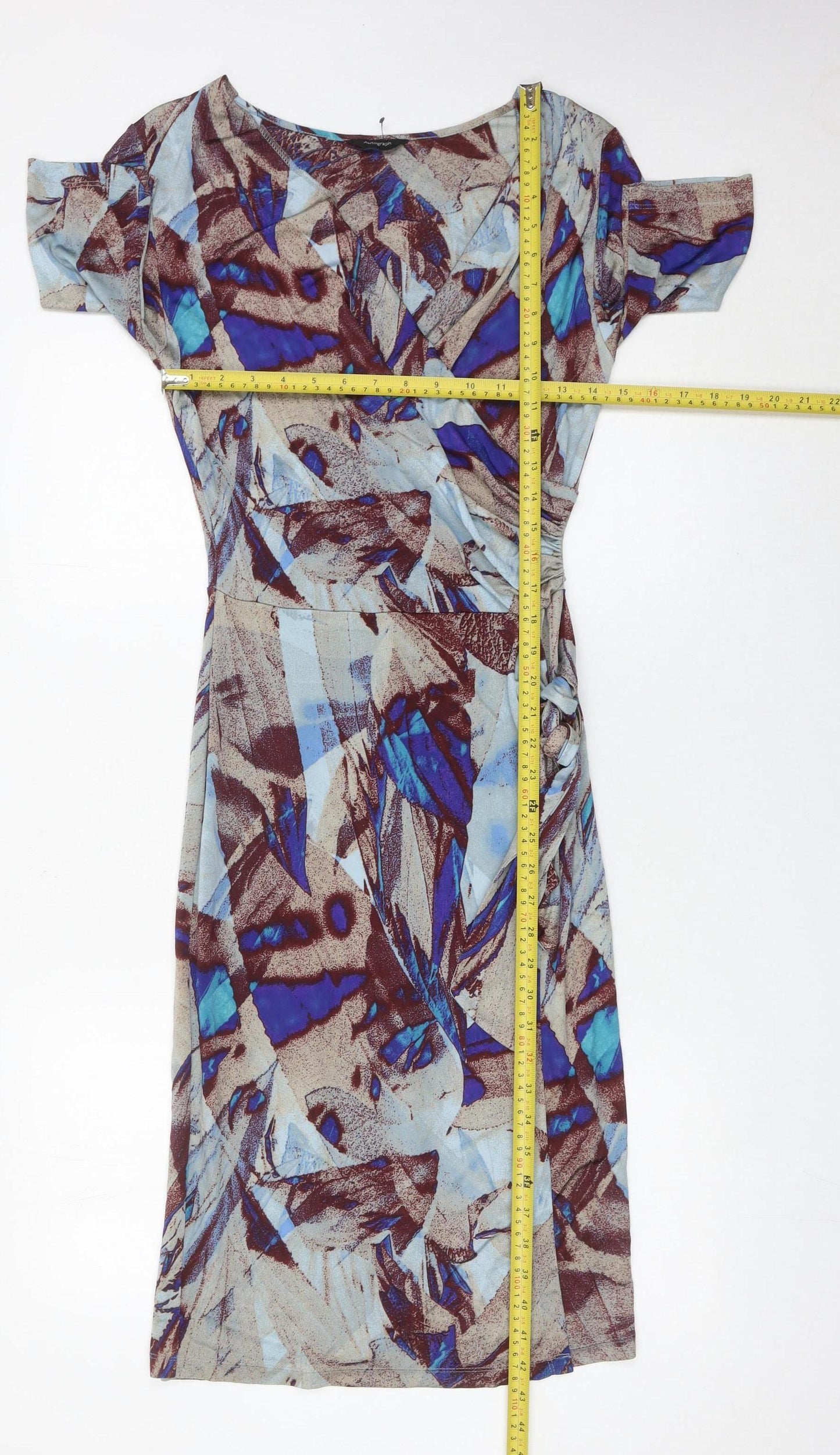 Marks and Spencer Autograph Women’s Multicoloured Size 8 Wrap Dress