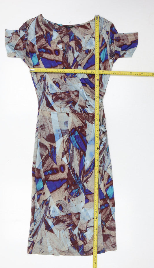 Marks and Spencer Autograph Women’s Multicoloured Size 8 Wrap Dress