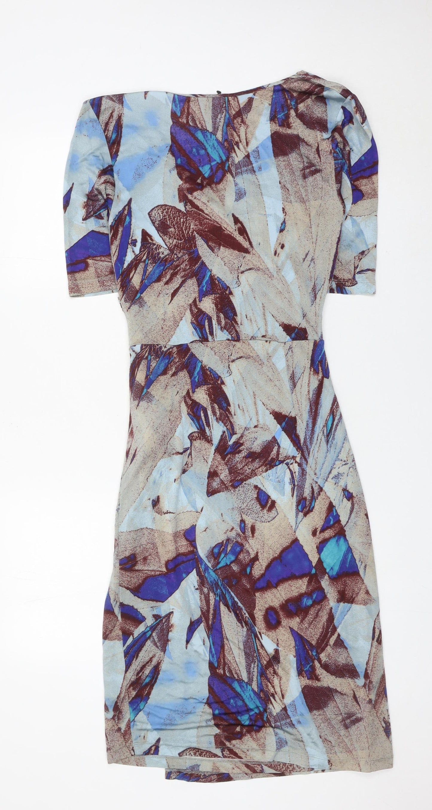 Marks and Spencer Autograph Women’s Multicoloured Size 8 Wrap Dress