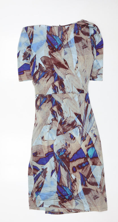Marks and Spencer Autograph Women’s Multicoloured Size 8 Wrap Dress