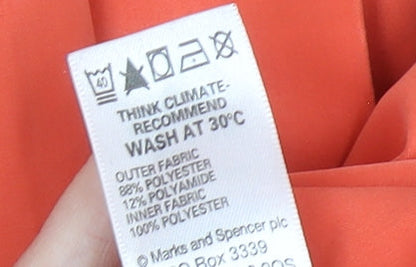 Womens UK Size 18 Marks and Spencer Red Basic Jacket