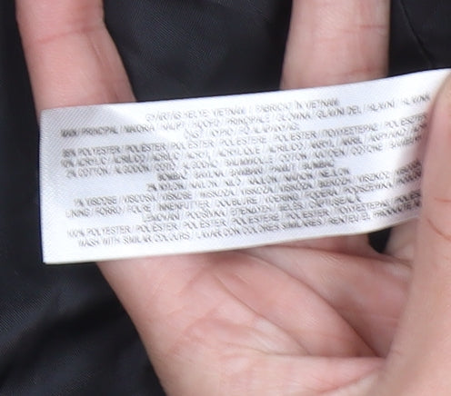 Primark Womens Yellow Bouclé Check Double Breasted Blazer Jacket Size 12