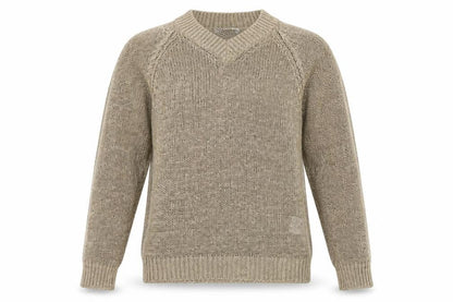 Womens UK Size 12 Oui Beige Pullover Jumper