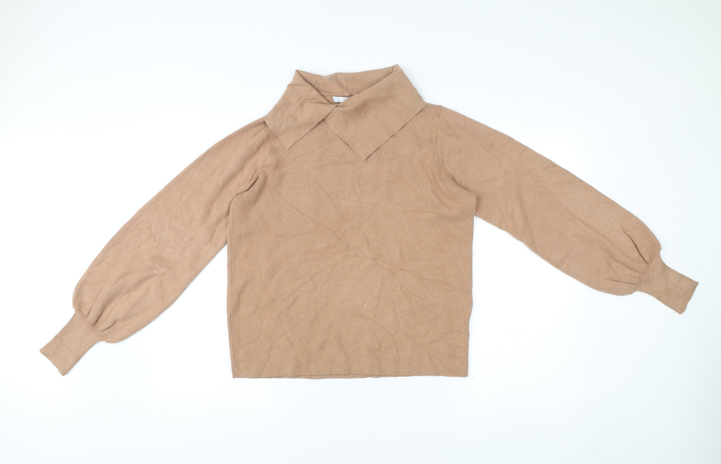 Womens UK Size M NEXT Beige Pullover Jumper