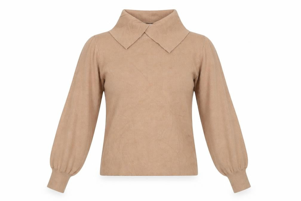 Womens UK Size M NEXT Beige Pullover Jumper