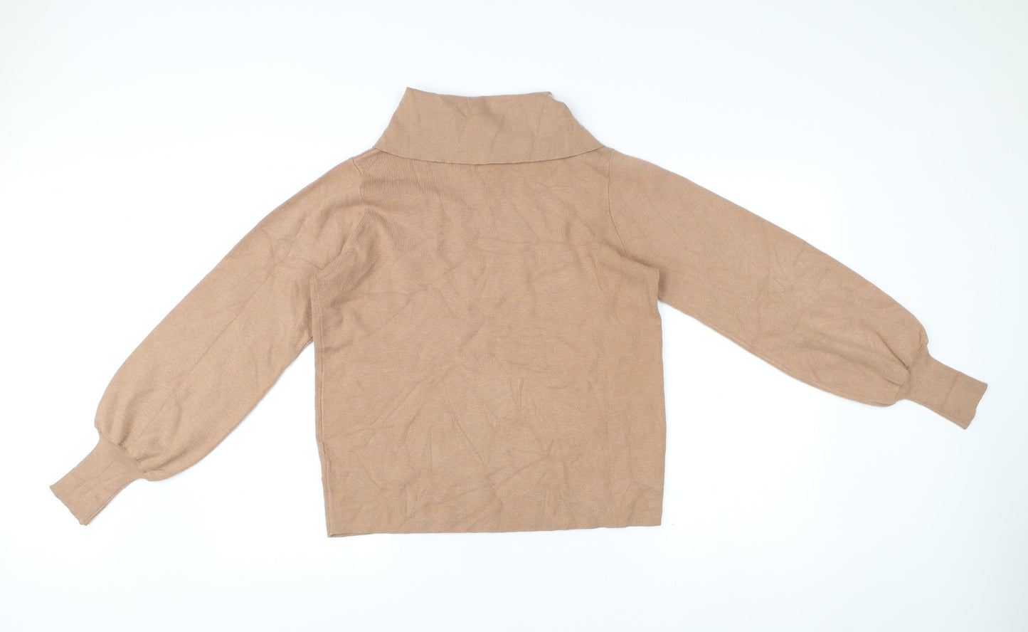 Womens UK Size M NEXT Beige Pullover Jumper
