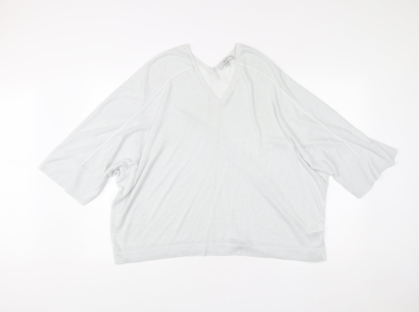 Womens UK Size XL NEXT White Pullover Jumper