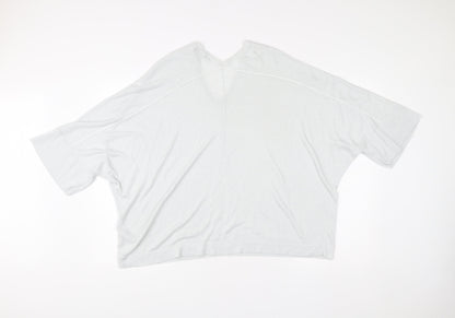 Womens UK Size XL NEXT White Pullover Jumper
